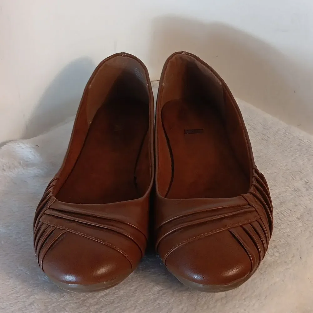 East 5th Brown Vegan Women's Flats